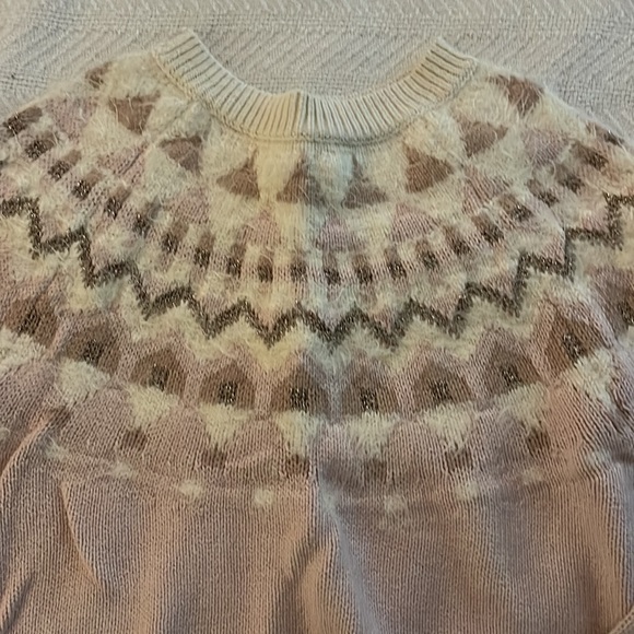 Gap girls fair isle pink sweater - Picture 2 of 5